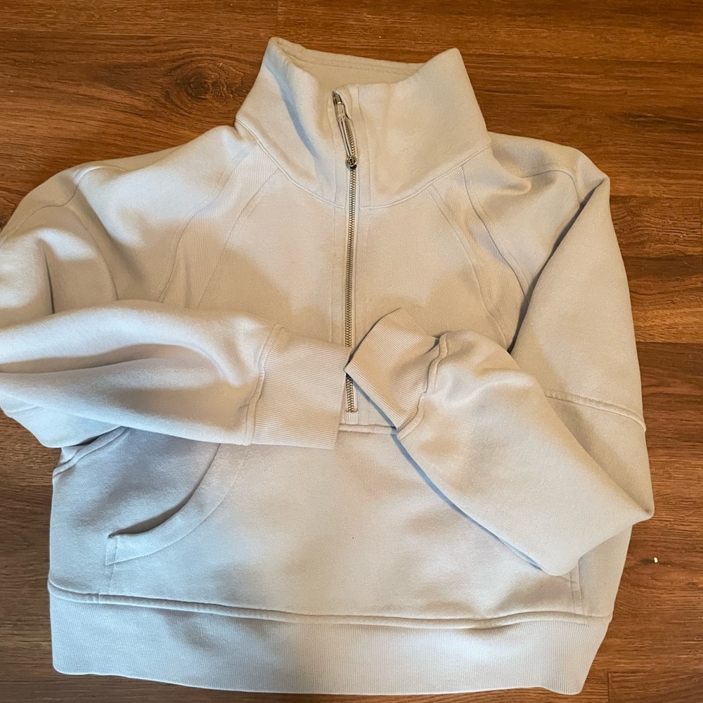 🍋Lululmemon🍋 Scuba oversized funnel neck half zip